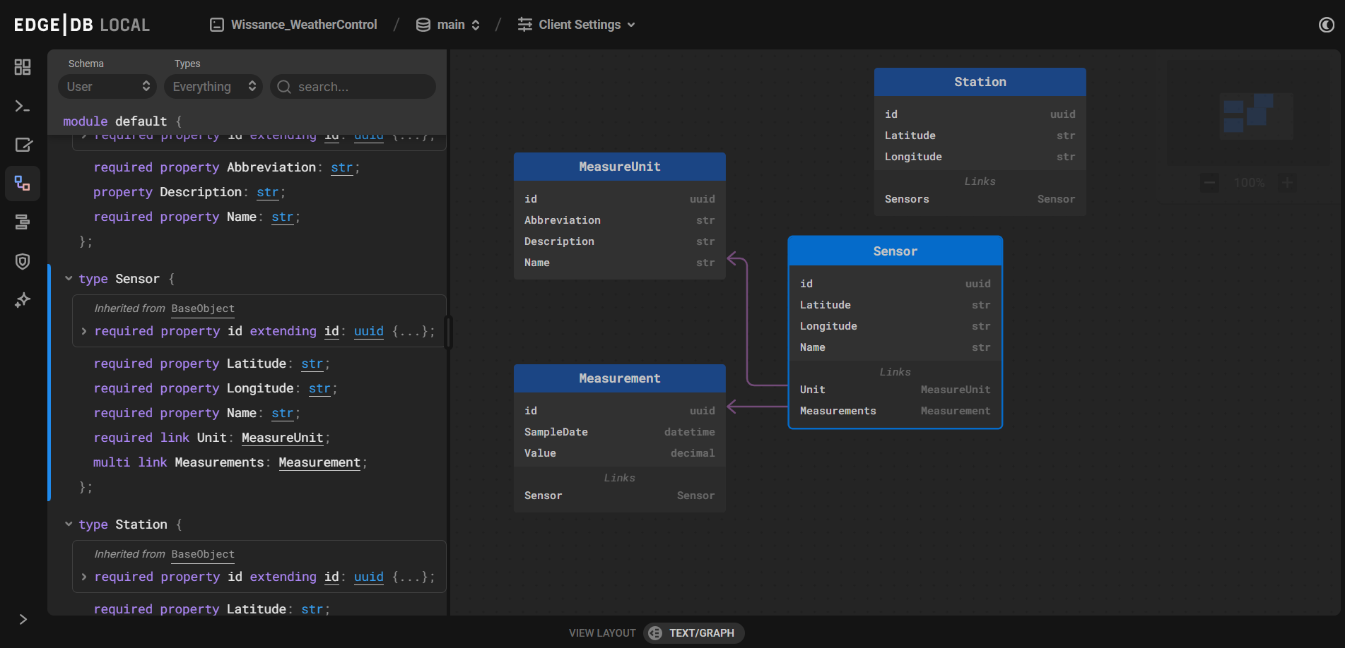 Relation between objects in SQL DB